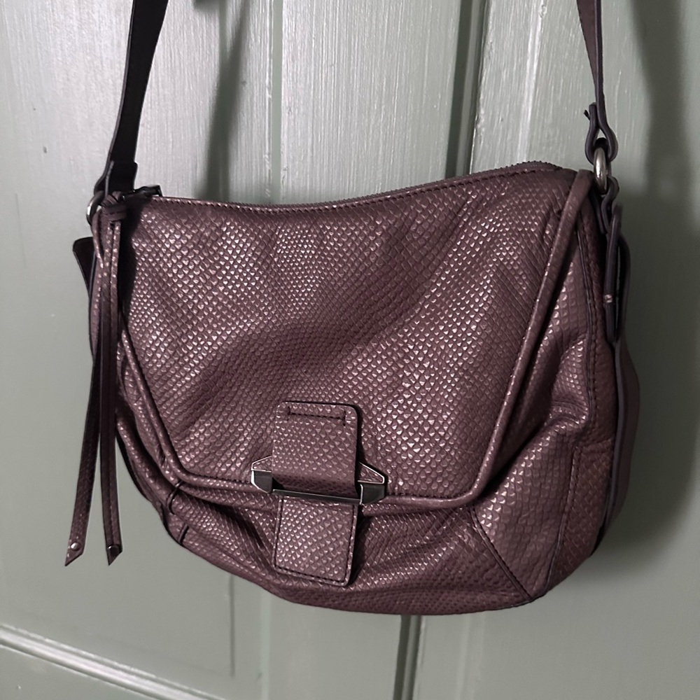 Vintage Kooba crossbody bag snakeskin print